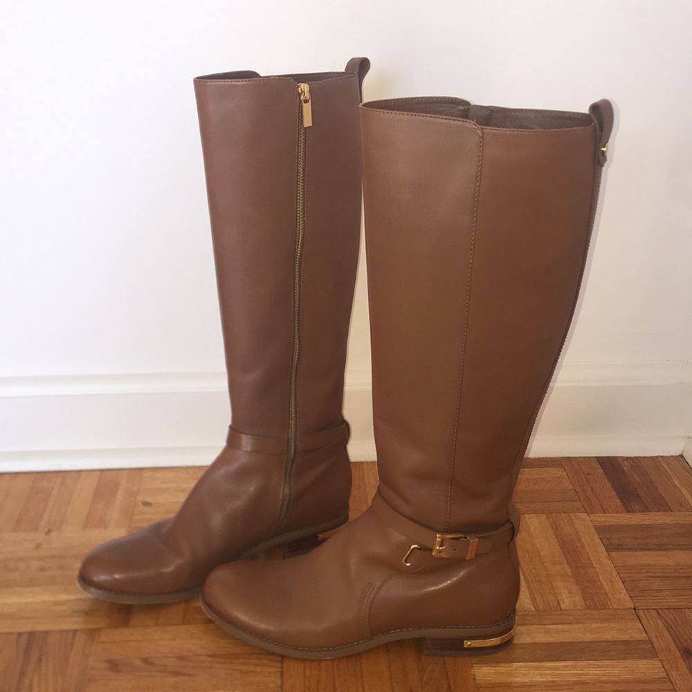 Michael Kors Arley Riding Leather Boots
